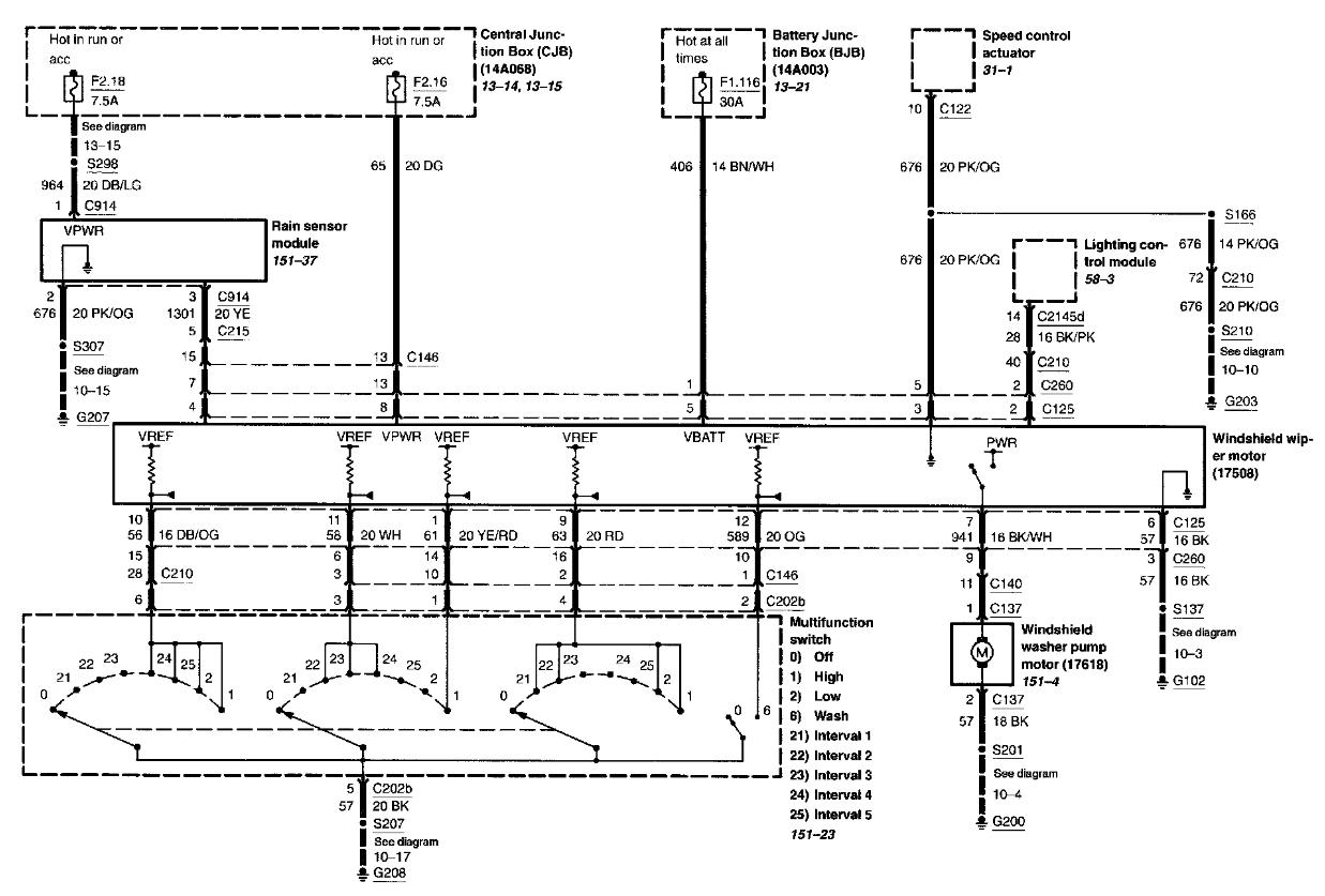 Car Wiper Motor Wiring Diagram